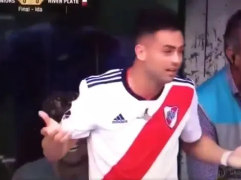La agresión al Pity Martínez en cancha de Boca que los hinchas de River usan para defenderse