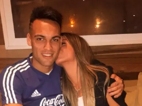 La novia de Lautaro Martínez está en Argentina y subió una foto tomando sol boca abajo