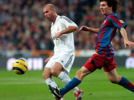 Zidane reapareció en las redes ¡con una foto junto a Messi!