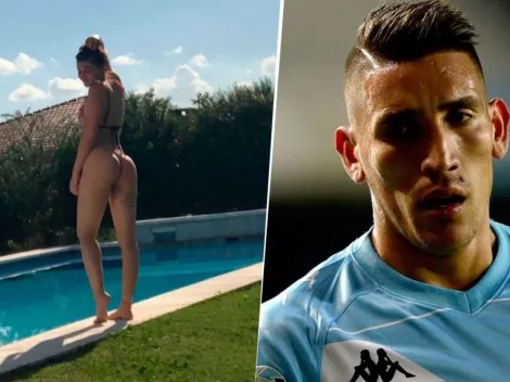 Melody, la novia de Centurión, se probó bikinis en el espejo