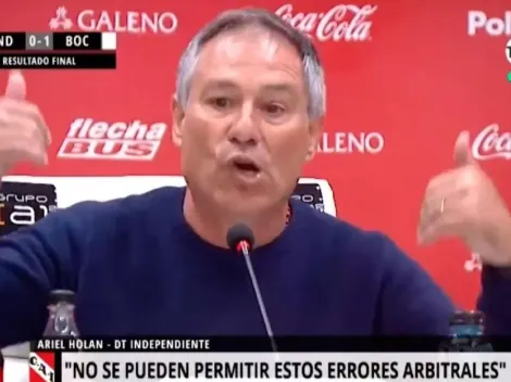 Explotó Holan contra Herrera: "Yo no soy de quejarme, pero nos metieron la mano en el bolsillo"