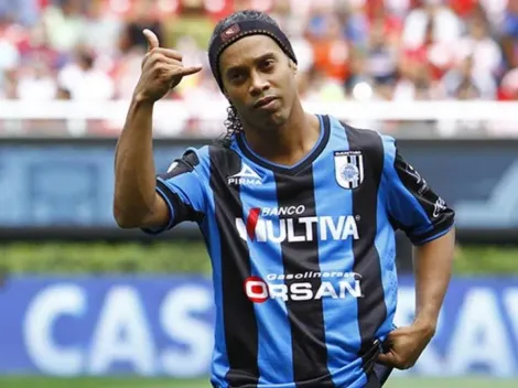 Ronaldinho recordó su paso por Querétaro de México