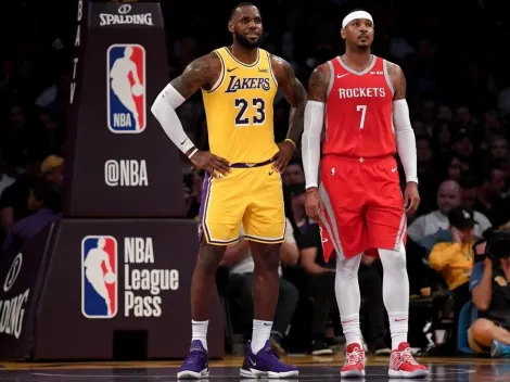 ¡Bomba! LeBron James quiere a Carmelo Anthony en los Lakers