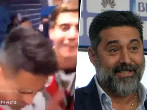 Los jugadores de River le dedicaron una canción a Angelici, presidente de Boca