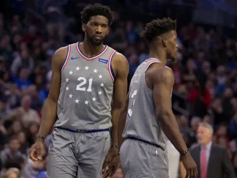 Todo bien: Embiid asegura que no tiene problemas con Jimmy Butler