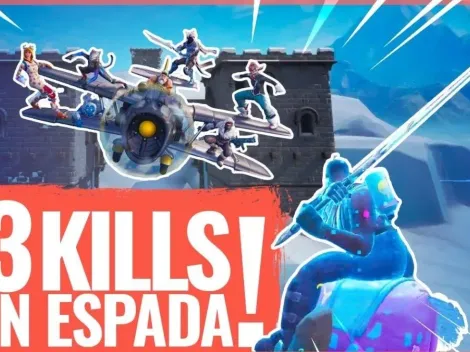 ¡23 kills con la Espada de Fortnite!