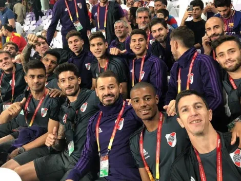 Cambiaron el chip: los jugadores de River fueron a ver a su futuro rival