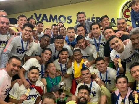 ¡No paran! América Campeón desató la fiesta en el vestidor y en las redes sociales