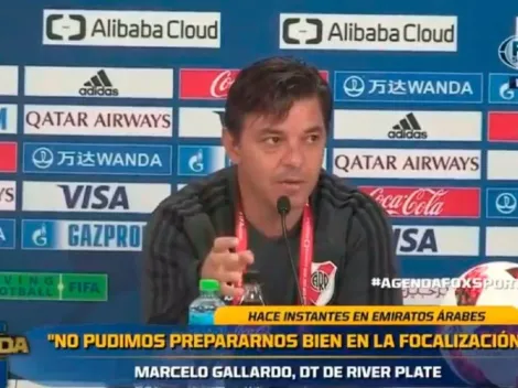 Gallardo: "Lo que menos me interesa es haber perdido el partido con Al Ain"