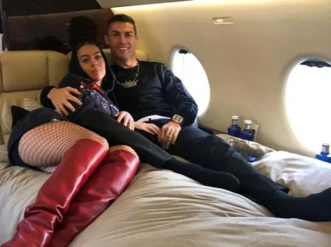 Con un gorrito de Santa Claus, Cristiano Ronaldo subió su foto familiar de Navidad