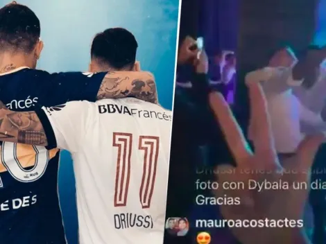 No se calma: en pleno casamiento, Driussi gastó a Paredes por el River - Boca