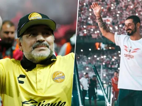 El emotivo mensaje de Maradona a Mora: "Peleala como la peleé yo"