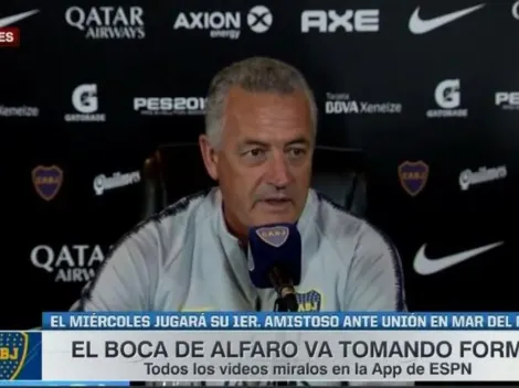 Alfaro contó qué refuerzo está por llegar a Boca