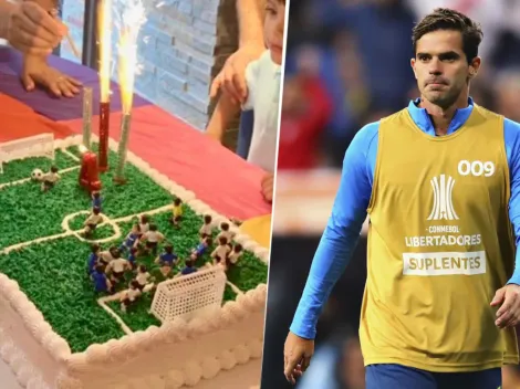 La torta de cumpleaños de la final más real del mundo lo tiene a Gago lesionado