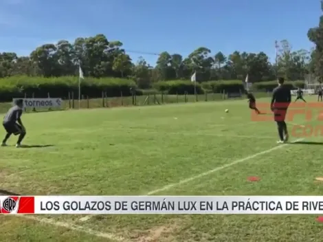 Ver para creer: dos golazos de Lux en el entrenamiento de River