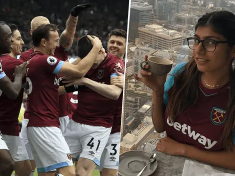 No fue un partido más: actriz de cine para adultos fue a ver el West Ham vs Arsenal