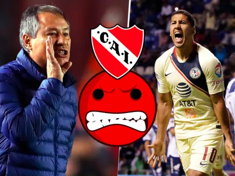 En el América se enojaron con las declaraciones del entrenador de Independiente sobre Cecilio