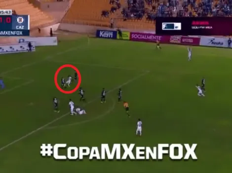 Misael Domínguez definió cruzado para el empate del Cruz Azul