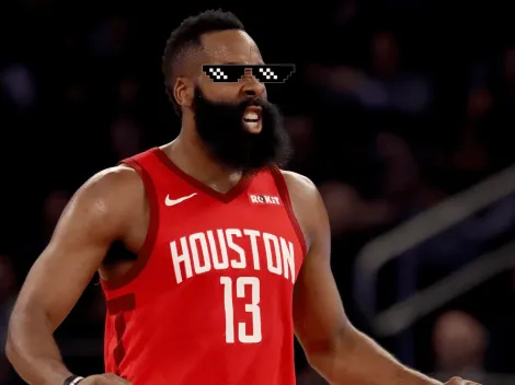 Épico troleo de Harden a la afición de los Knicks