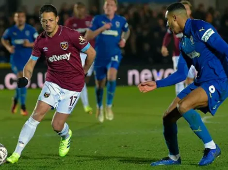 Papelón del West Ham de Chicharito en FA Cup: Eliminado contra el último de la tercera división