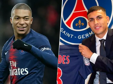 Nace una sociedad en PSG: el recibimiento que Mbappé le dio a Paredes