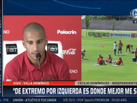 Cecilio Domínguez no le teme al fútbol argentino: "En México también decían que me iba a costar"