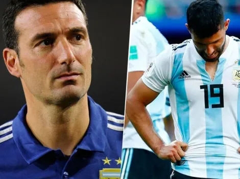 Fox Sports: Agüero debe arreglar "un tema personal con Scaloni" para ir a la Copa América