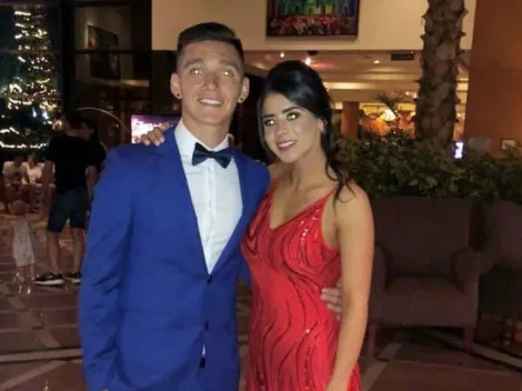 Con 4 fotos, Matías Kranevitter saludó a su novia por San Valentín