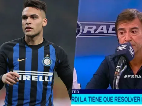 Al aire, Benedetto le dio a Lautaro Martínez la mejor noticia posible