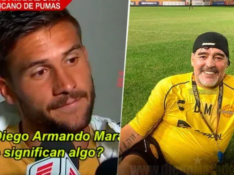 A un jugador de Pumas le preguntaron por Maradona y lo criticó por todo lo que hizo