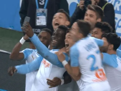 Balotelli filmó el festejo de su gol y lo subió a Instagram en pleno partido