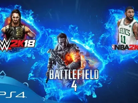 PlayStation Now agrega Battlefield 4, NBA 2K18 y WWE 2K18 a su colección