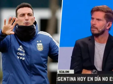 Vignolo se puso feliz por la vuelta de Messi, pero le hizo un reproche grande a Scaloni