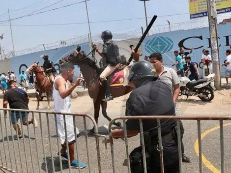 No puede ser: Incidentes entre hinchas del Cristal en la previa del partido