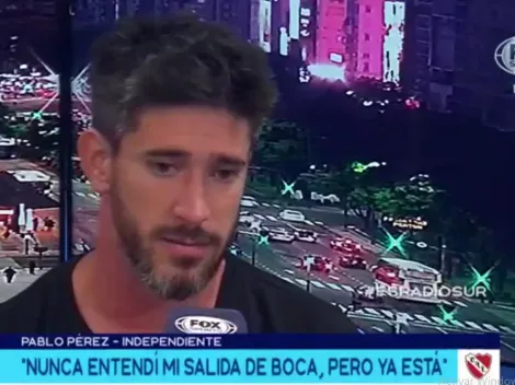 Pablo Pérez: "Transpiré sangre con la camiseta de Boca"