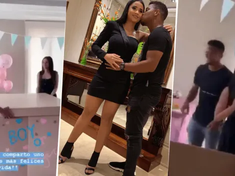 Frank Fabra y su novia descubrieron el sexo de su hijo ¡de una forma re emocionante!