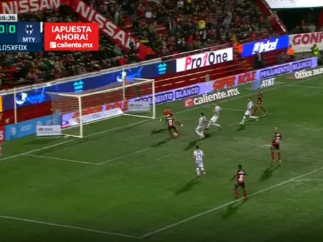 Miler Bolaños armó una pared fantástica con Bou para el primer gol de Tijuana ante Rayados