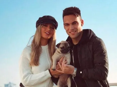 Él no perdió: Lautaro Martínez recibió la visita de su novia