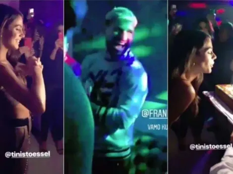 Kun Agüero estuvo de fiesta y terminó agasajado en el cumpleaños de Tini