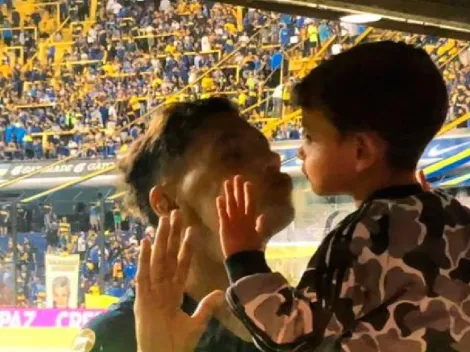 Una pasión que se transmite: el hijo de Mauro Zárate también está enamorado de Boca