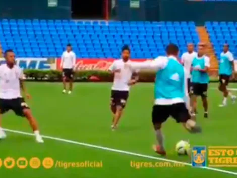 Gignac está cada vez mejor, y lo demostró con un golazo ante la mirada del Tuca Ferretti