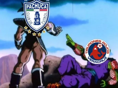 Los memes también son parte de la impactante goleada de Pachuca a Veracruz