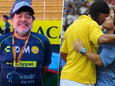 Maradona agradeció a Ronaldinho por un regalo que le hizo a Dorados: "Sos un fenómeno"