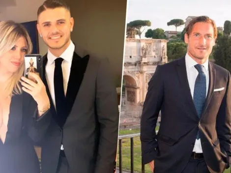 Qué dirá Icardi: la foto de Wanda Nara con Totti