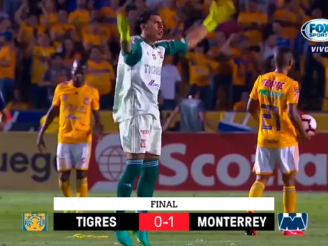 Terminó el partido y Guzmán, desde el campo de juego, le hizo un pedido a la afición de Tigres