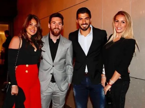 Antonella Roccuzzo subió una foto y la mujer de Suárez le respondió con dos emojis de fuego