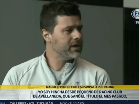 Pochettino: "Soy hincha de Racing desde chico"