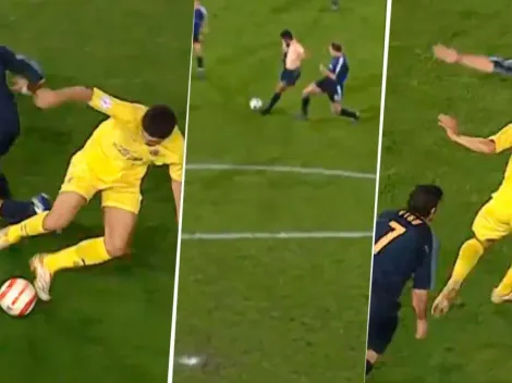 El video viral de Riquelme ridiculizando rivales en Europa