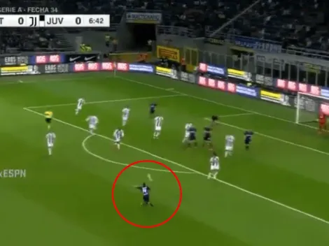 Nainggolan la agarró de volea desde larga distancia y le marcó un golazo fenomenal a Juventus