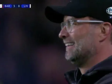 Hasta él lo disfrutó: la cara de Klopp tras ver el golazo de tiro libre de Messi